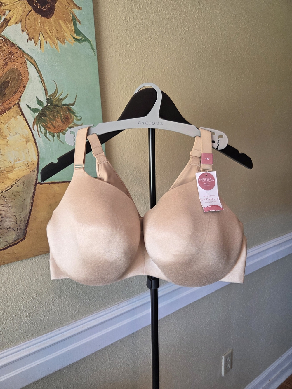 Cacique Smooth Nude Invisible Backsmoother Bra 44D